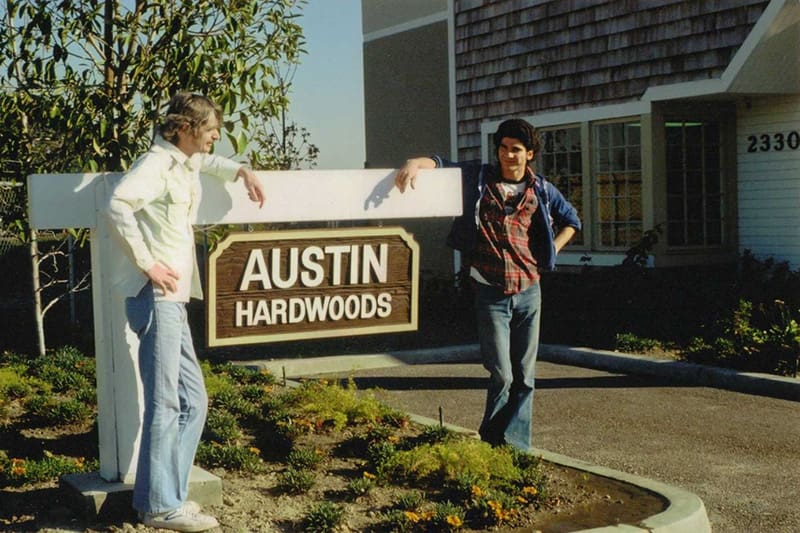 First Austin Hardwoods sign in history