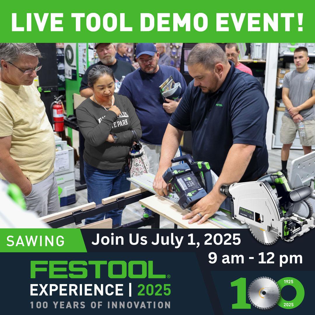 live Festool Demo Event July 2025