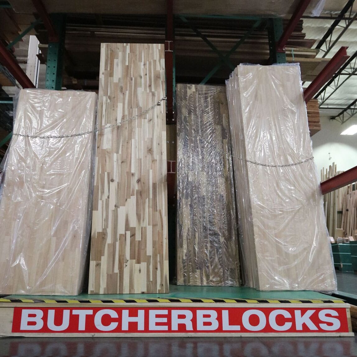 Butcher Blocks rack